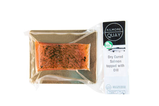 72 - Dry Cured Salmon topped with Dill