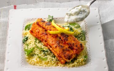 Spiced Haddock with Lemon Couscous